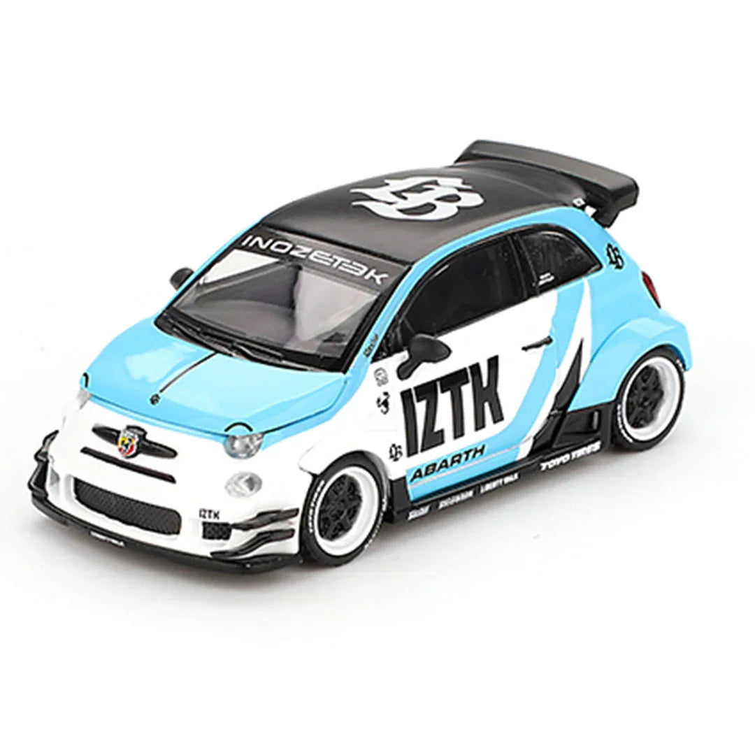 Mini GT 1:64 Abarth 595 LB-WORKS x Abas Works IZTK LHD Diecast Scale Model Car