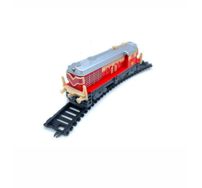 Centy 13-Piece Battery-Operated Indian Mini Passenger Train Set with 3-Piece Train, 10-Piece Track & High-Speed Engine for Kids 3+