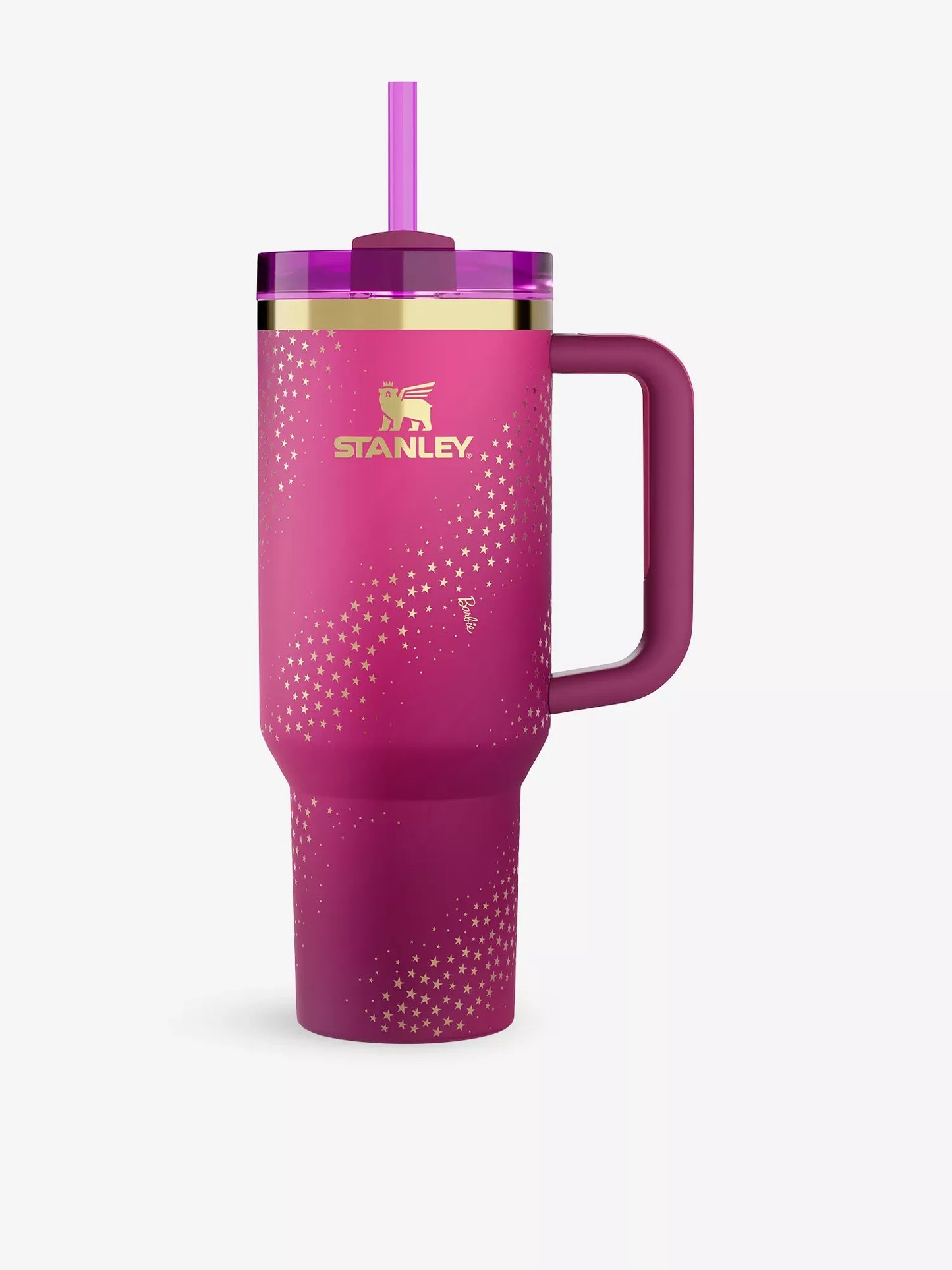 Stanley x Barbie 40oz Superstar Tumbler – Glam Limited Edition Cup with Straw, Handle & Gold Star Magic! - Jaiman Toys