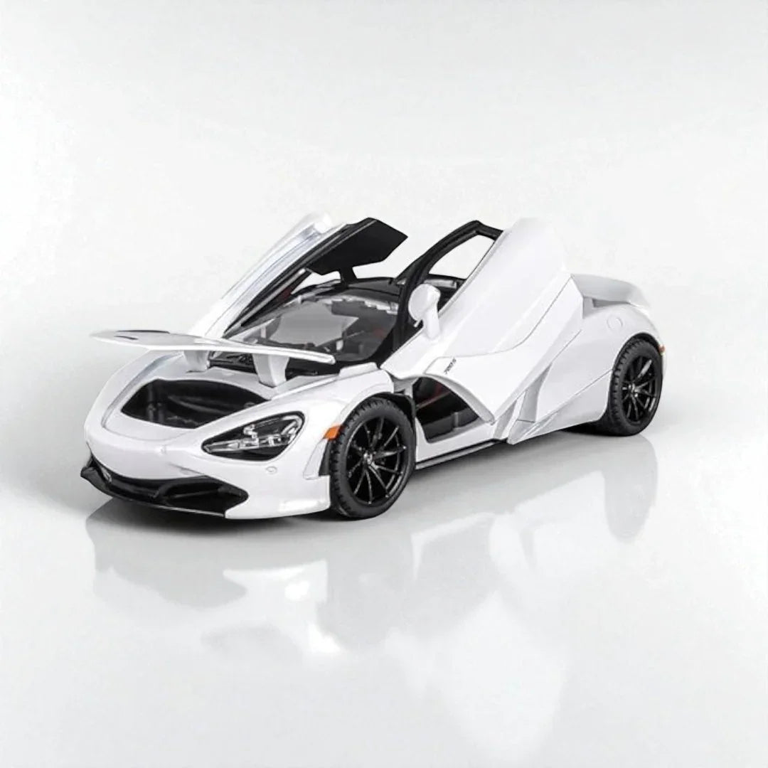 Joy Junction 1:24 Mclaren 720 S-1901 Diecast Car Model -White (JJ77) - Jaiman Toys
