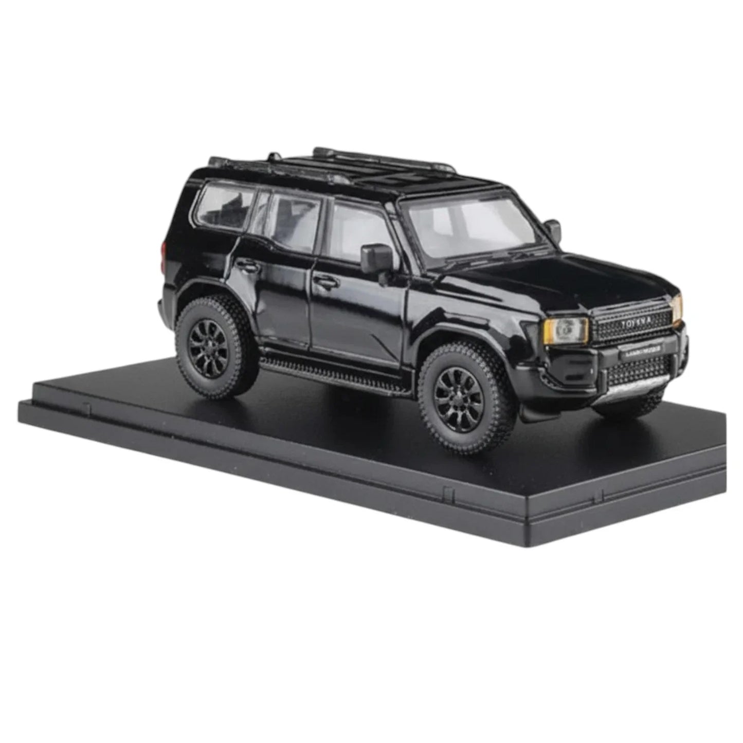 PARA64 1:64 2024 Toyota Land Cruiser 250 RHD Prado Black  PA-65744 Diecast Car Model