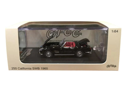 GFCC 1:64 Scale 1960 SWB Ferrari 250GT California Black Convertible Diecast Car Model - Jaiman Toys