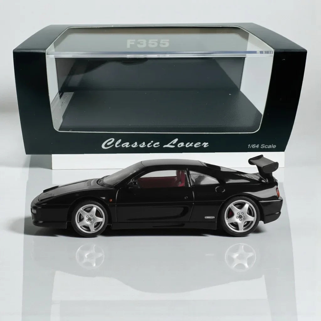 Classic Lover F355  Black 1:64 Scale Diecast Car Model – Collector’s Edition