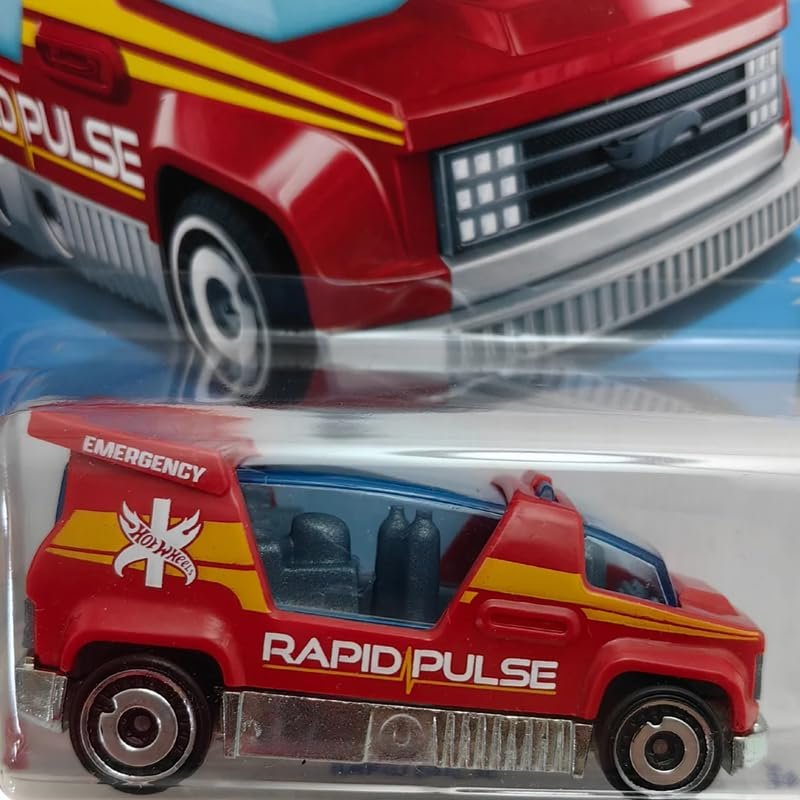 Hot Wheels Let's Race Netlix Rapid Purse HW First Response for Ages 3 and Up (Red)