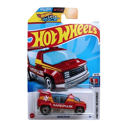 Hot Wheels Let's Race Netlix Rapid Purse HW First Response for Ages 3 and Up (Red)