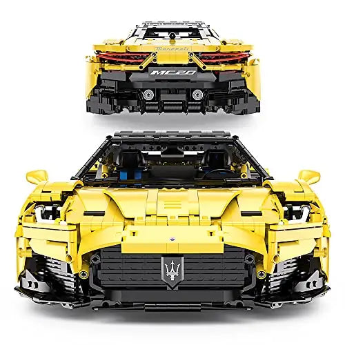 Rastar 1:8 R/C Maserati MC20 Building Bricks Car – 3466 Pieces  Scale Remote Control Supercar Model