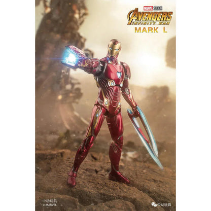 Iron Man Mark 50 (Mark L) – Avengers Infinity War 1:10 Scale Action Figure | Deluxe Accessory Pack & Display Stand