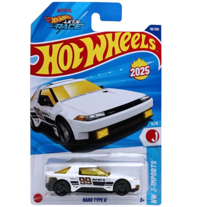 Hot Wheels 1:64 Scale 5-Car Set – Cone Shaker, 2020 Ram 1500 Rebel HYW91, Vairstrike JJH53, Let's Race Street Shrieker & Hako Type D J-Imports