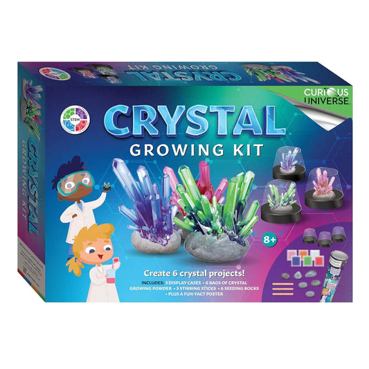Curious Universe Crystal Growing Kit – Science Experiment for Kids - Jaiman Toys