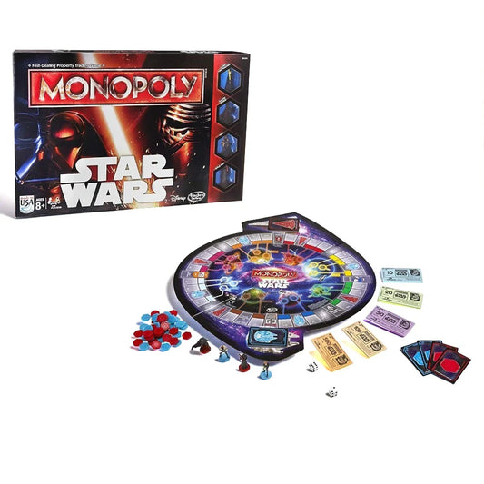 Monopoly Star Wars Edition – Hasbro Gaming | Galactic Property Trading Board Game | Episode VII & Legacy Tokens