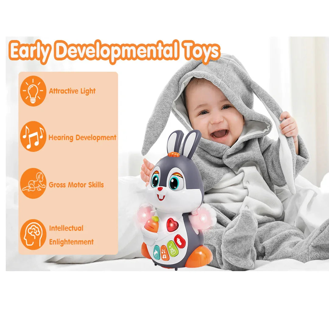 HOLA Multifunctional Fun Bunny – Interactive Sound & Light Toy for Toddlers - Jaiman Toys