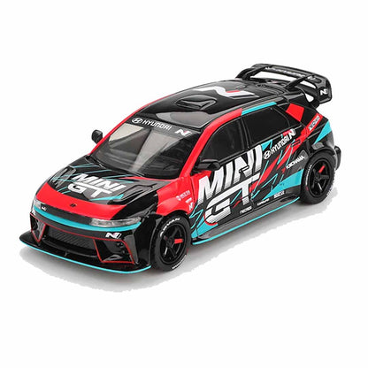 Mini GT 1/64 Hyundai Ioniq 5 N RS-01T 2025 Tokyo Auto Salon LHD Diecast Scale Model Car