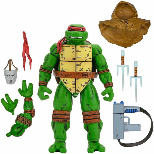 Teenage Mutant Ninja Turtles Raphael Action Figure with Accessories | Classic TMNT Collectible Figure for Kids & Collectors