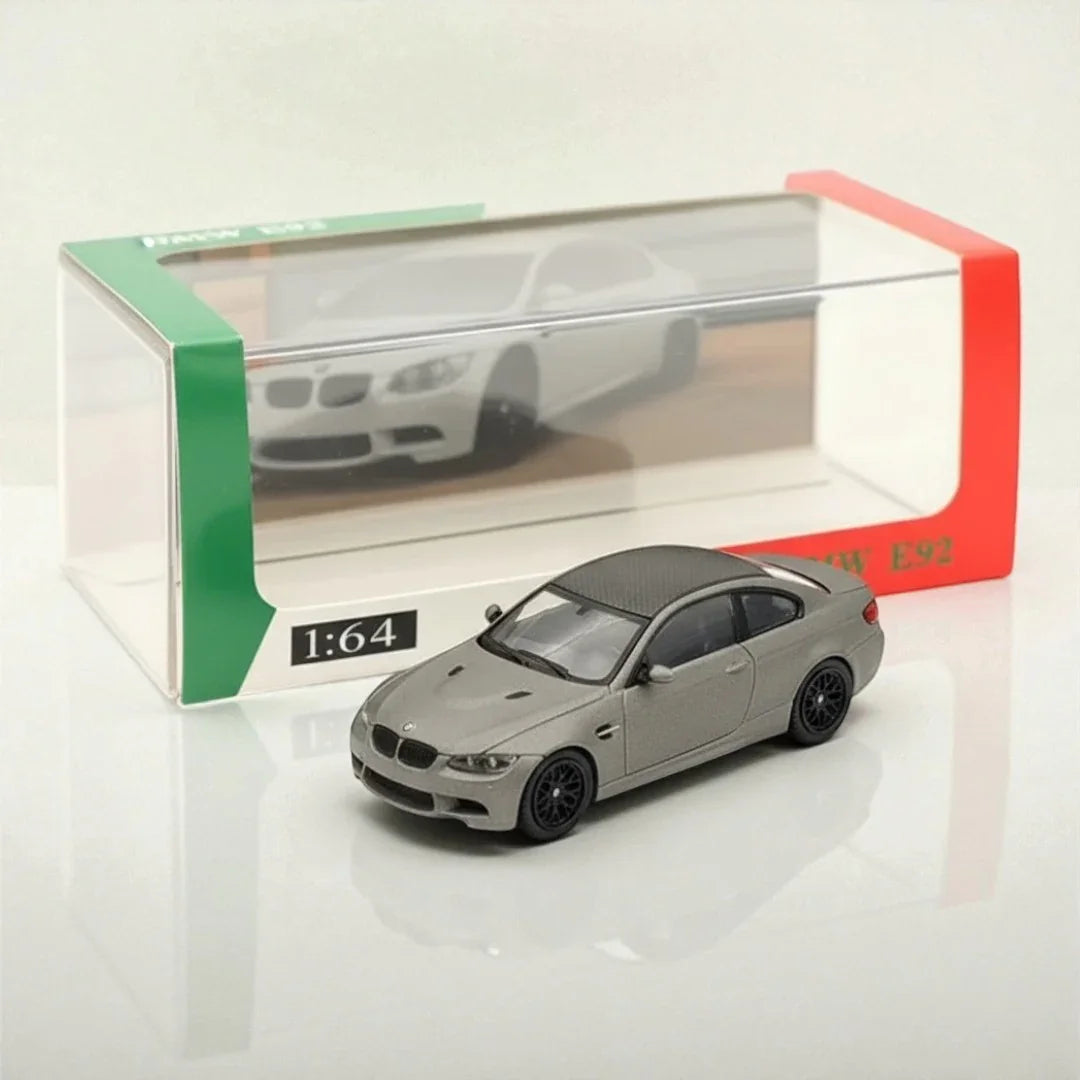Fine Model 1:64 BMW M3 Coupe E92 –Grey– Die-Cast Car Model Toy Collectible