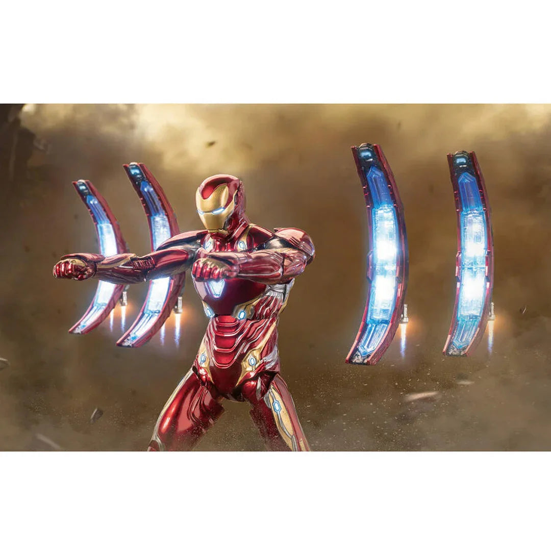 ZD Toys Iron Man Mark 50 (Mark L) – Avengers Infinity War 7-Inch Action Figure | Nano-Weapon Display Base Edition