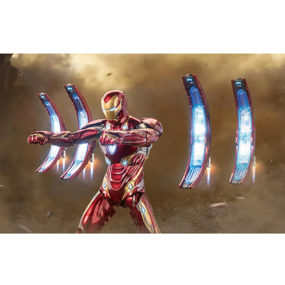 ZD Toys Iron Man Mark 50 (Mark L) – Avengers Infinity War 7-Inch Action Figure | Nano-Weapon Display Base Edition