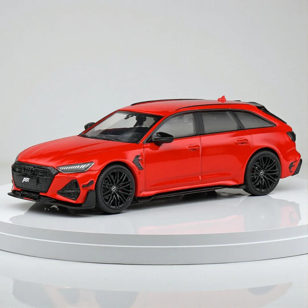 Solido 1:43 ABT RS6-R 2022 (Audi RS6 Avant C8) Misano Red Diecast Model Car – S4310706