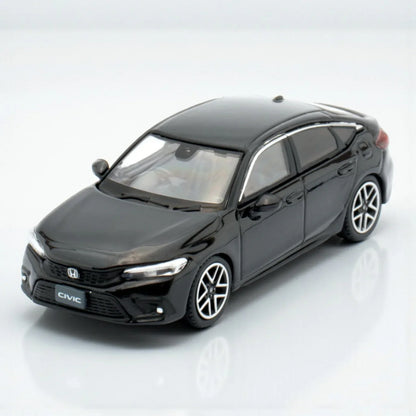 Hobby Japan 1:64 HJ641046 Honda Civic 50 Anniversary Run Forever FL1 LX Black Pearl Diecast Scale Model Car