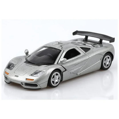RMZ City McLaren F1 1:36 Die-Cast Model Car | Pull Back & Go | Openable Doors