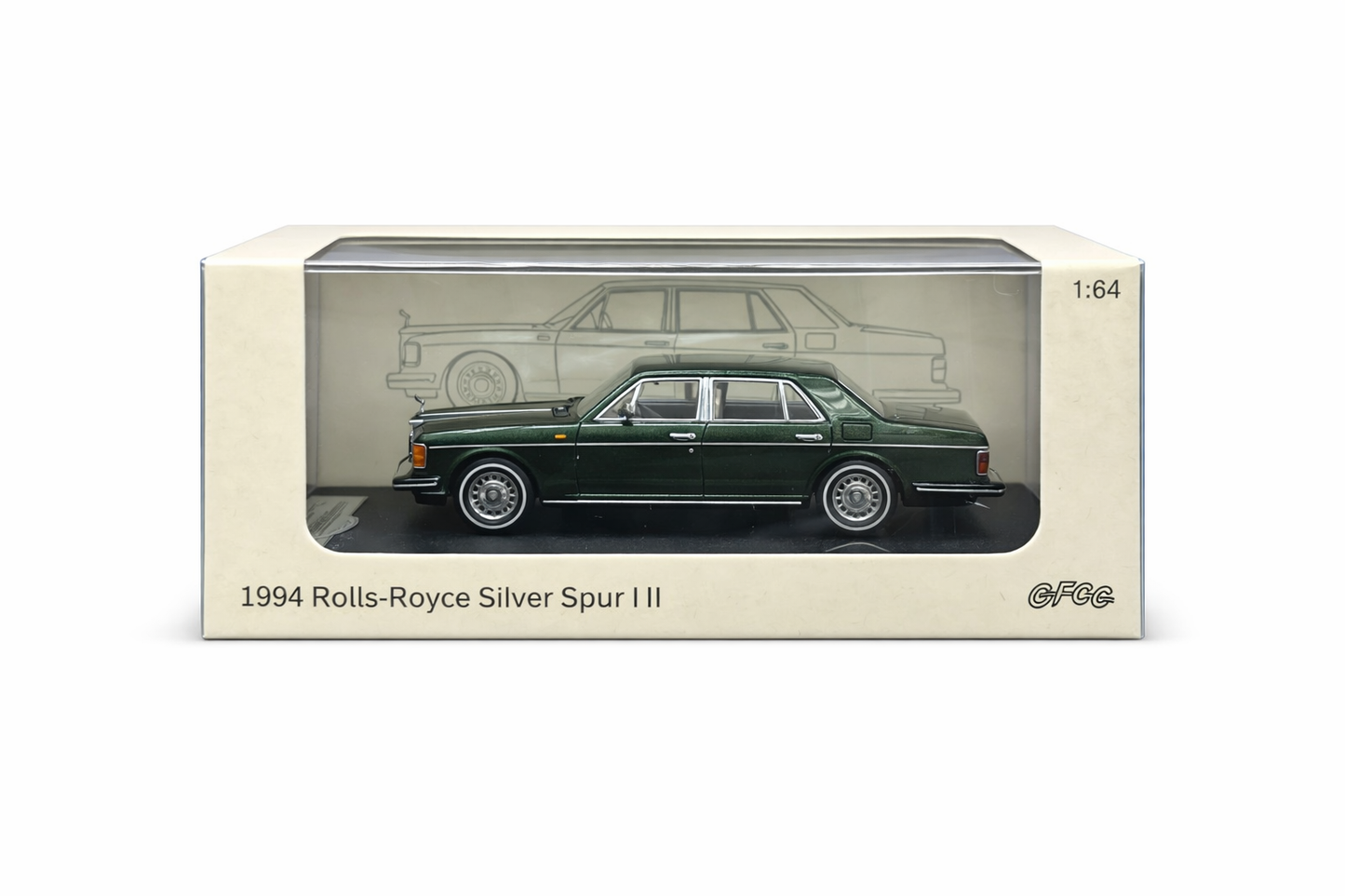1994 Rolls-Royce Silver Spur III 1:64 Scale Diecast Model Car | Luxury Sedan Collectible