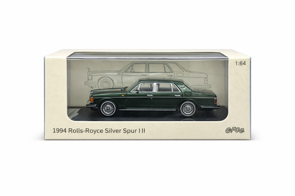 1994 Rolls-Royce Silver Spur III 1:64 Scale Diecast Model Car | Luxury Sedan Collectible