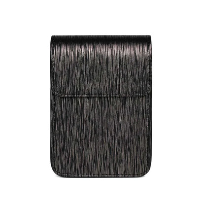 Protective PU Leather Case for Fujifilm Instax Mini LiPlay – Compact Camera Bag with Shoulder Strap - Black/Gold - Jaiman Toys