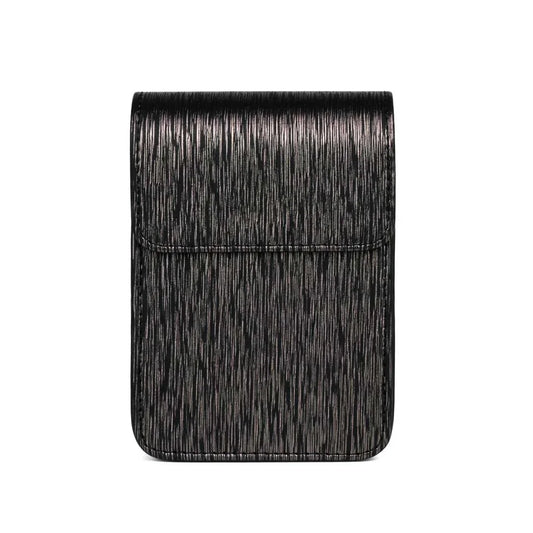 Protective PU Leather Case for Fujifilm Instax Mini LiPlay – Compact Camera Bag with Shoulder Strap - Black/Gold - Jaiman Toys