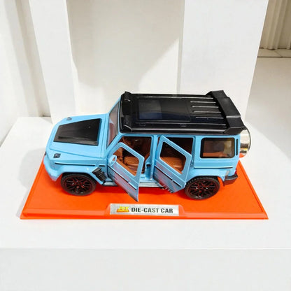 Joy Junction 1:24 TURBO VB SUV Die-Cast Car Model – Blue | Openable Doors, Lights, Sound & Pull-Back Action (JJ270) - Jaiman Toys