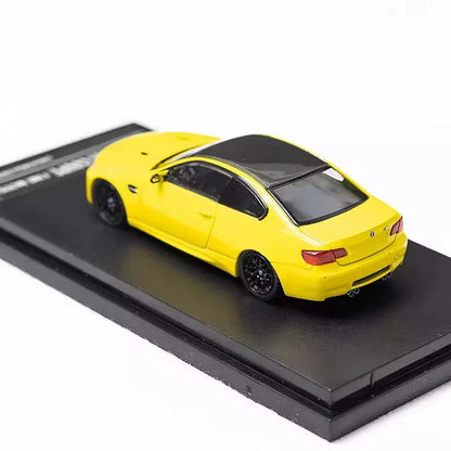 Fine Model 1:64 BMW M3 Coupe E92 – Yellow – Die-Cast Car Model Toy Collectible - Jaiman Toys