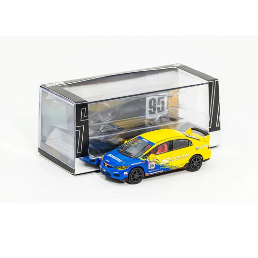 Shadow 1:64 Honda Civic FD2 Spoon Type R 2007 (RHD) LL-021-163 | Diecast Collectible Car Model - Jaiman Toys
