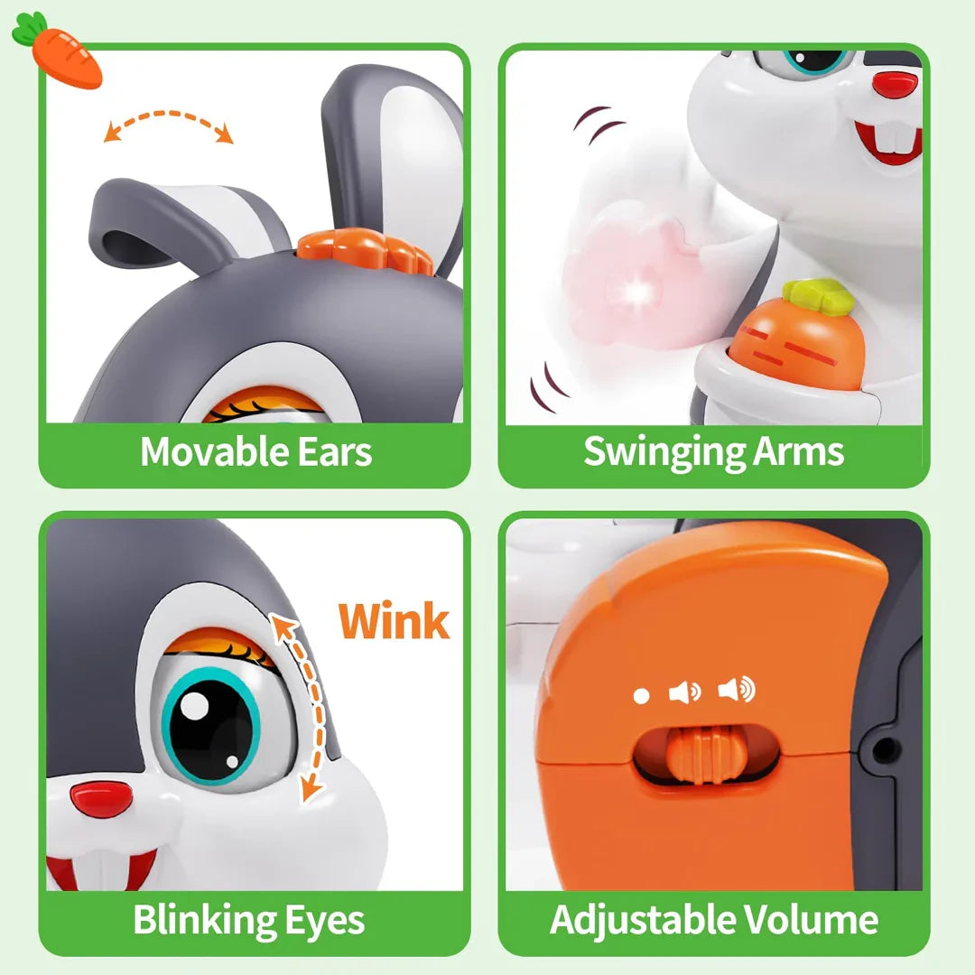 HOLA Multifunctional Fun Bunny – Interactive Sound & Light Toy for Toddlers - Jaiman Toys