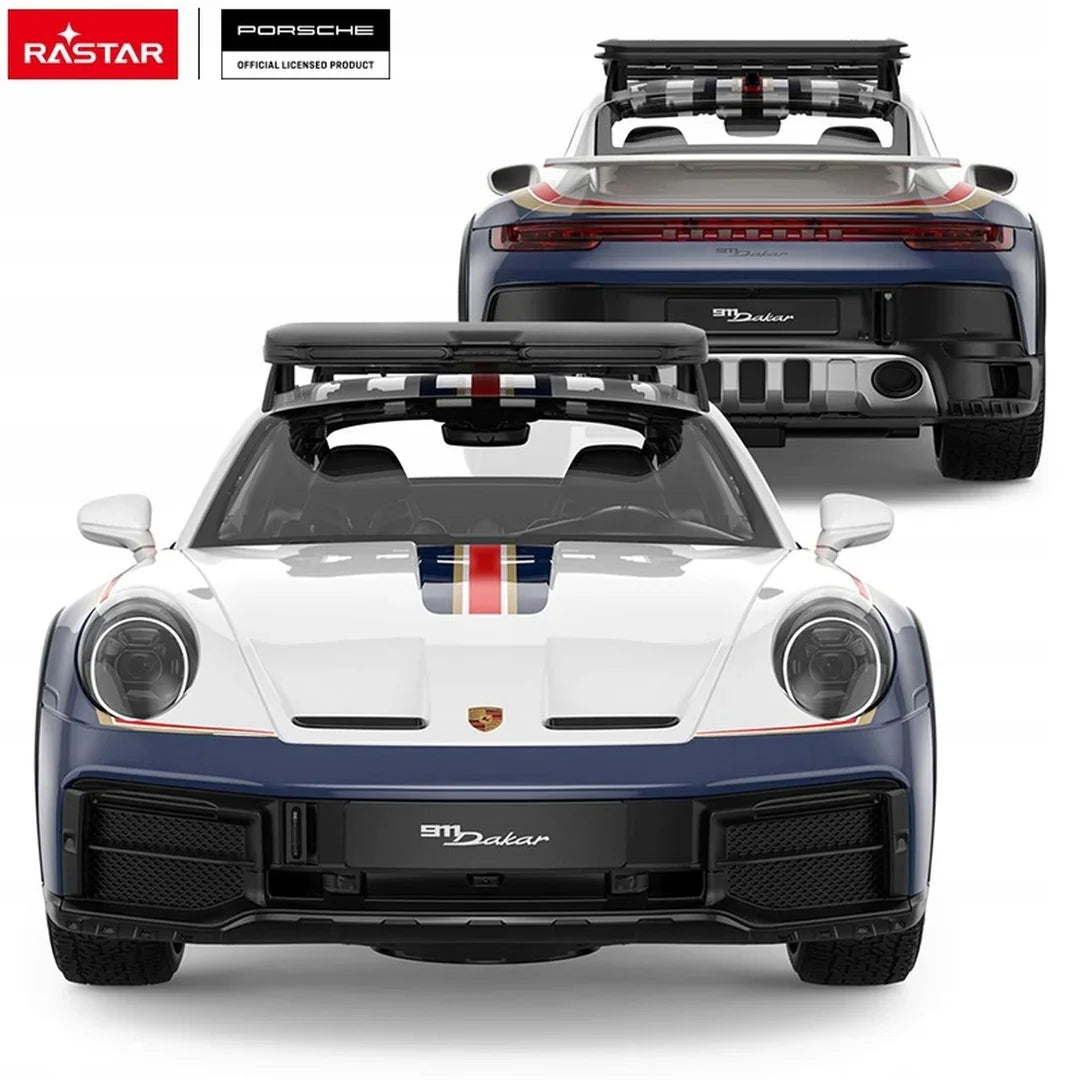 Rastar 1:14 Porsche 911 Dakar Performance RC Car | Official Licensed Remote-Control Off-Road Model with 2.4G Control