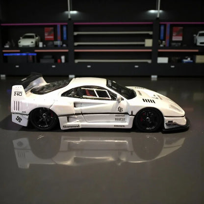 Street Warrior 1:64 Scale  Ferrari F40 LBWK Diecast Car Model-White