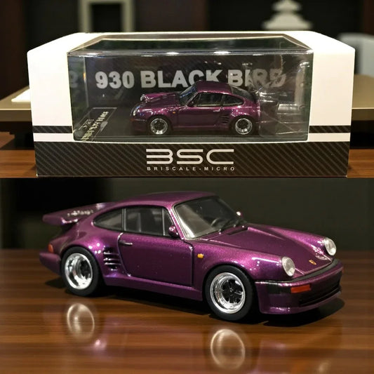 BSC 1:64-930 Black Bird Purple die-cast model car