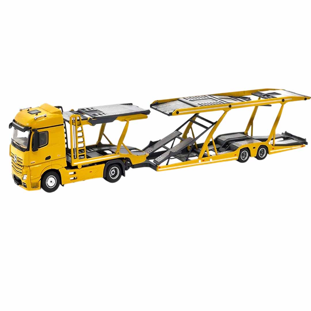UNIQUE MODELS x Tiny 1:64 Mercedes-Benz Actros MP5 Black City Transporter Die-Cast Truck Model