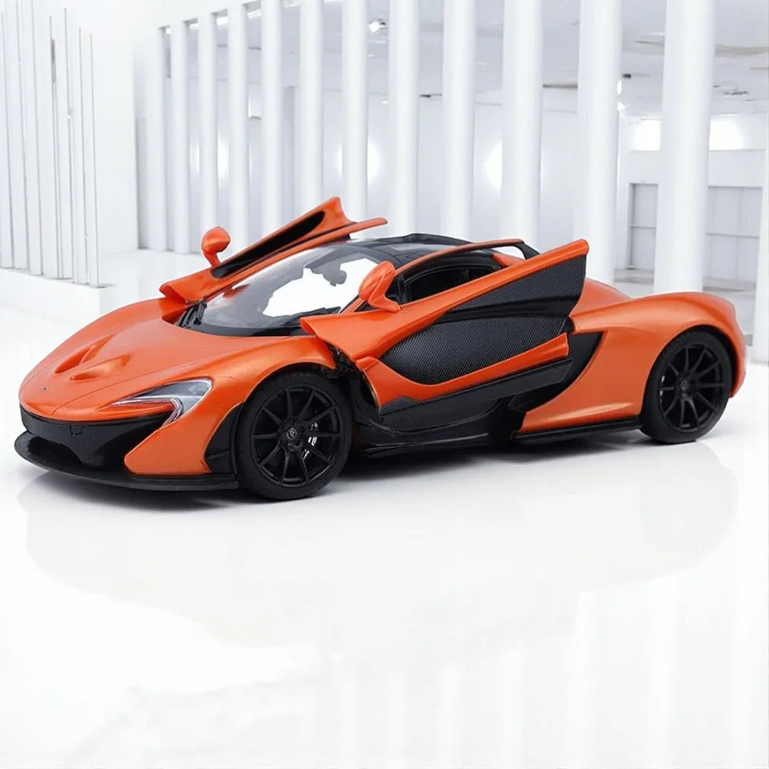 RASTAR 1:14 Pagani Huayra BC RC Car – Licensed Remote Control Supercar with Gullwing Doors & LED Lights (ORANGE)