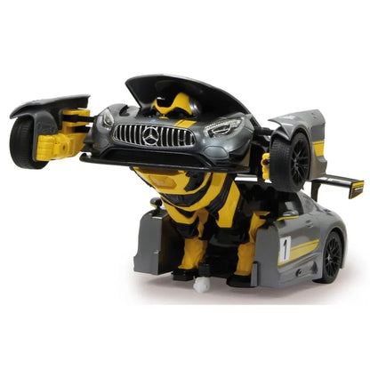 Rastar Transformable Mercedes AMG GT RC Car | 2-in-1 Robot Transforming Remote Control Sports Car