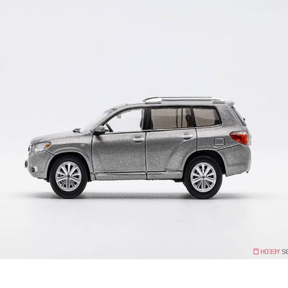 GCD 1:64 Toyota Highlander Diecast Model Car – Gray LHD | Premium Collectible SUV Miniature
