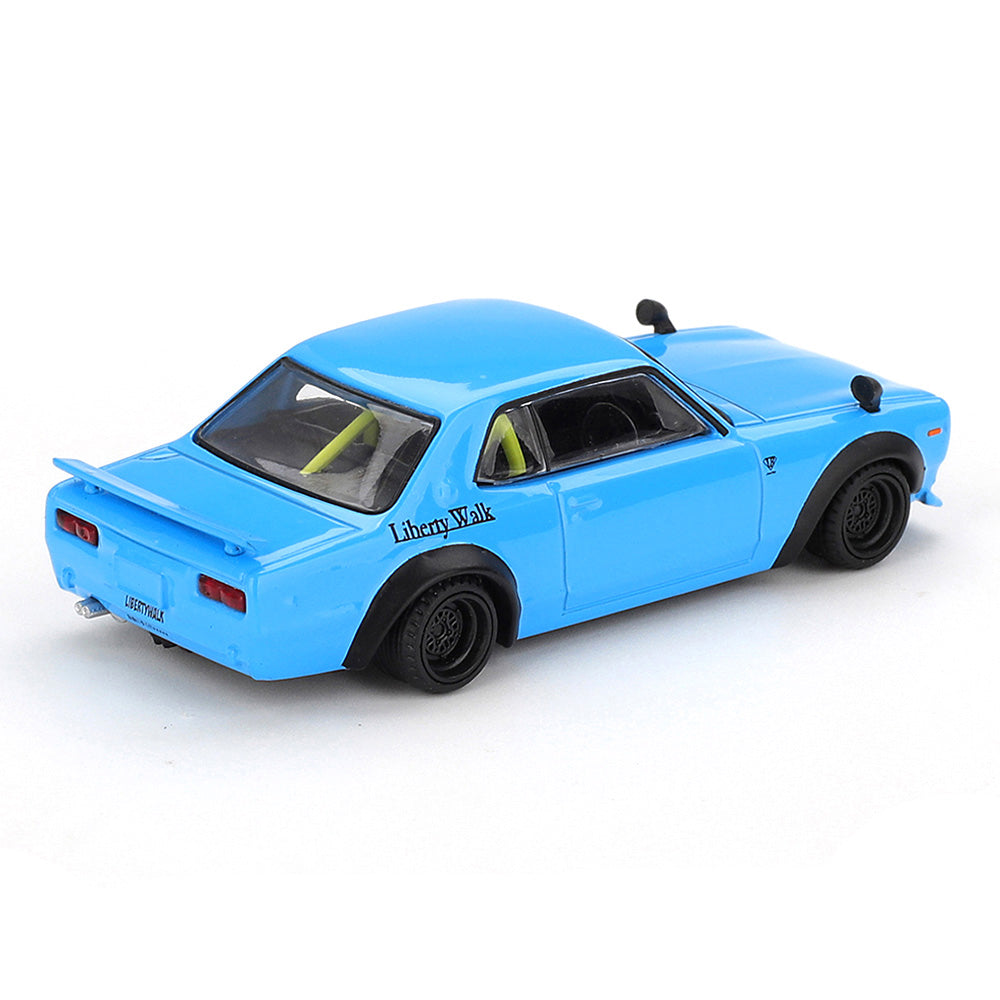 MINI GT 1:64 Nissan LB★Works Hakosuka Baby Blue | Liberty Walk | Collector Box | MGT01169 | BGX