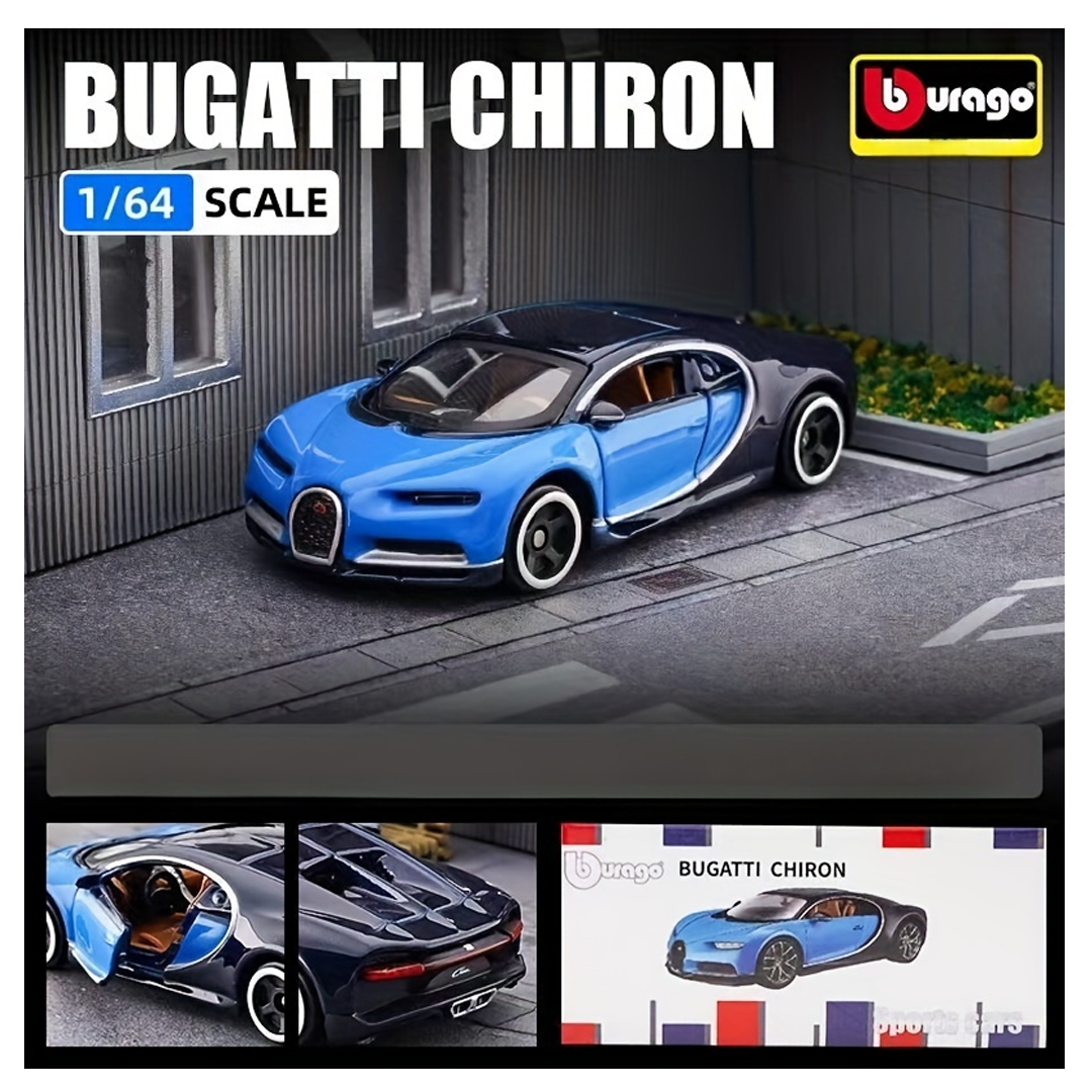 Bburago Premium BUGATTI CHIRON scale 1:64 model car Age 15+