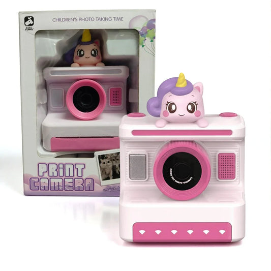 MagicSnap Unicorn Instant Print Camera for Kids – 1080P Digital Video | 2.4” Display | Thermal Ink-Free Printing