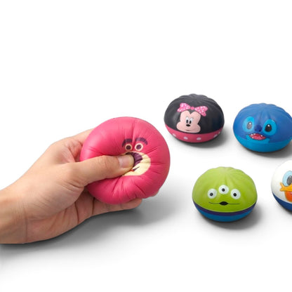 Rainbow Mystery Squishy Bun Fidget Toy with Surprise Character Design – 1 Pc Random Design