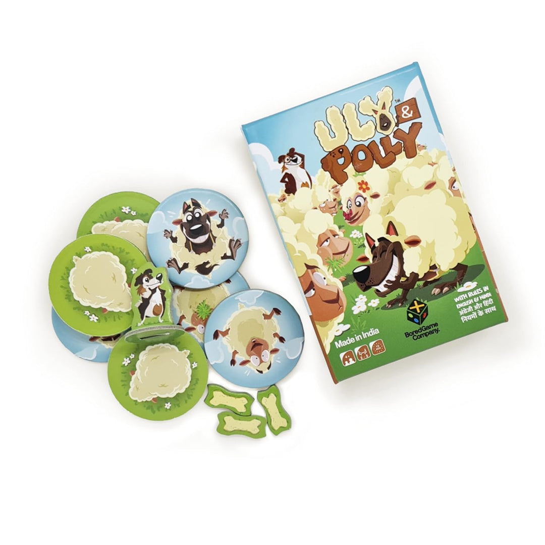 Blue Orange Games Uly & Polly Family Card Game – Quick & Fun Strategy Game for Kids & Adults (2–5 Players, Ages 7+)