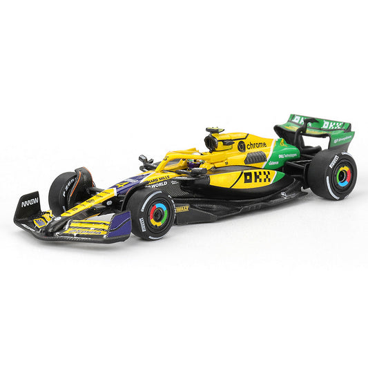 MINI GT 1:64 McLaren MCL38 #4 – 2024 F1 Monaco GP Lando Norris | Formula 1 Die-Cast Collectible Model Car