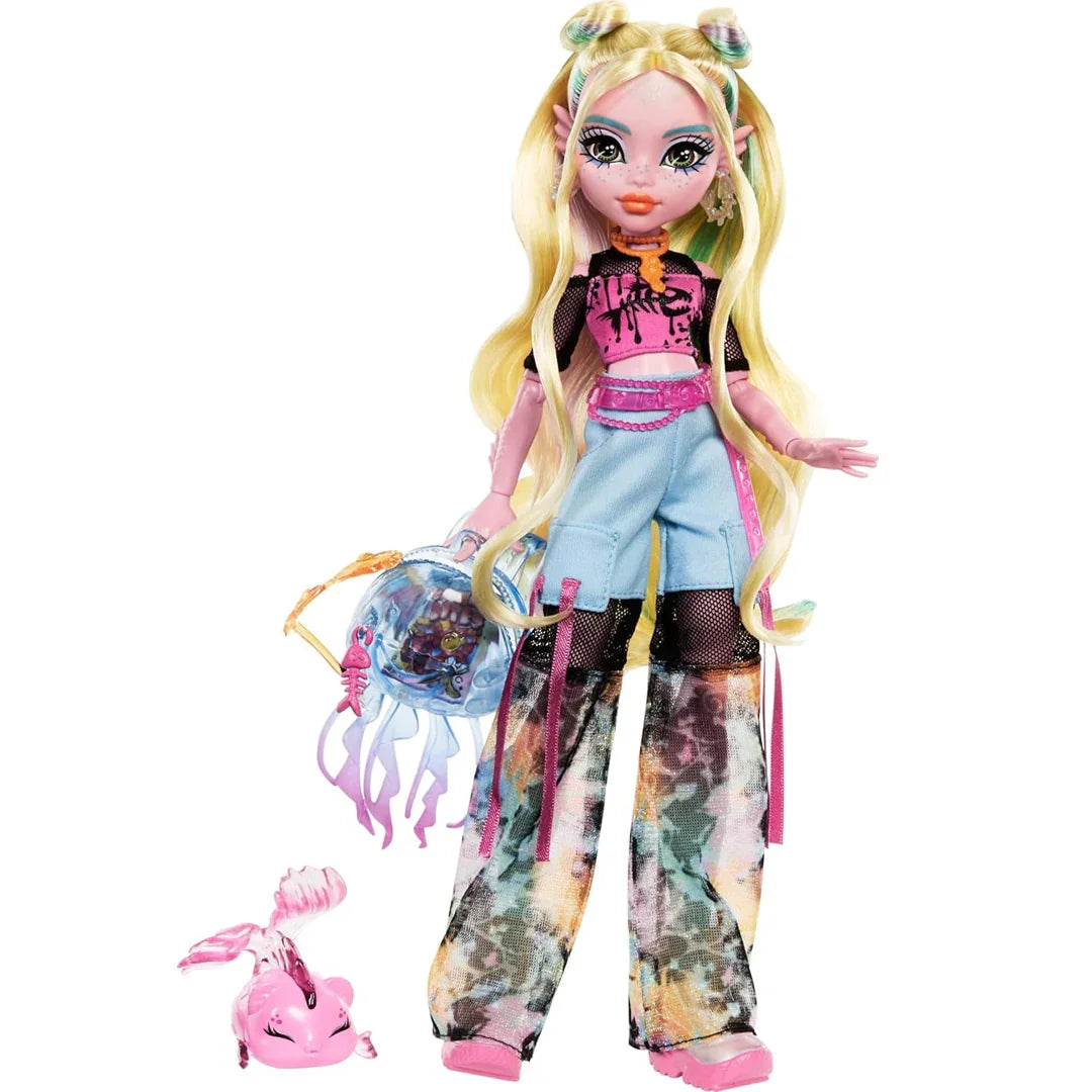 Monster High Lagoona Blue Doll – With Pet Fish & Accessories - Jaiman Toys