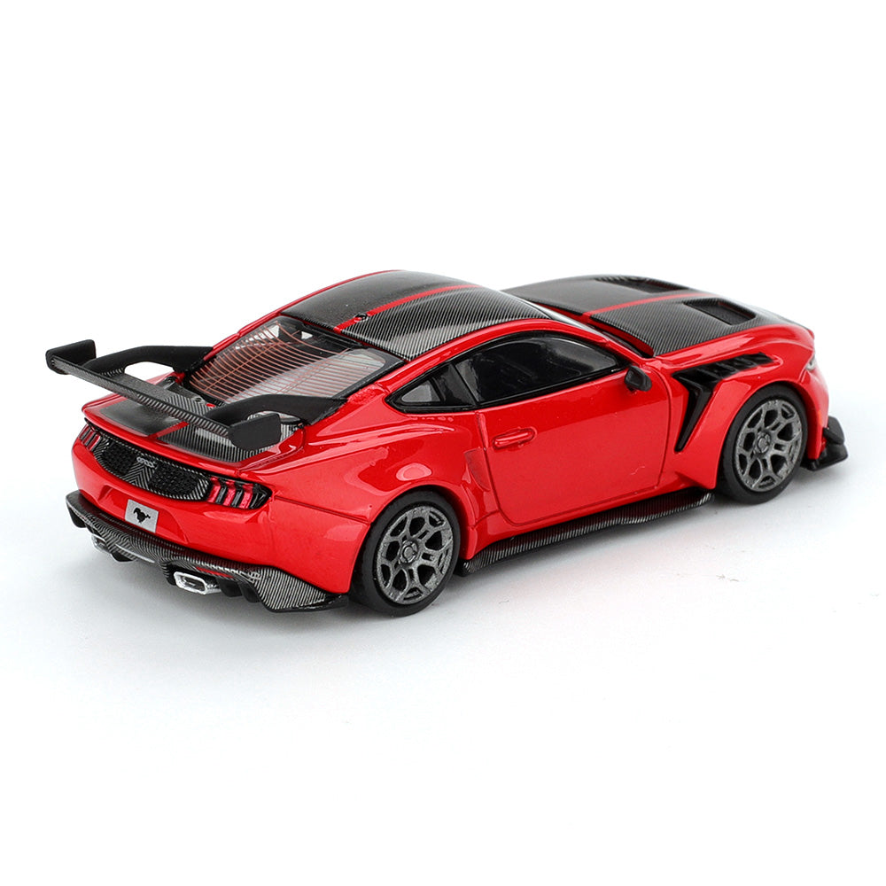 MINI GT 1:64 Scale Ford Mustang GTD Race Red Die-Cast Model Car