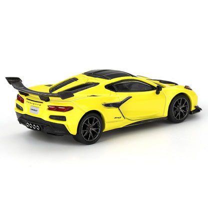 MINI GT 1:64 Chevrolet Corvette ZR1 Accelerate Yellow | Premium Die-Cast Collectible Model Car