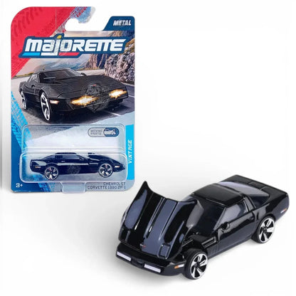 Majorette Street Cars  Vintage Chevrolet Corvette 1990 ZR-1 - Black