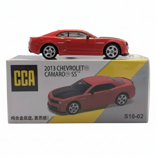 CCA 1:64 Chevrolet Camaro SS 2013 Diecast Model Car – Red | Alloy Chassis, Suspension | S10-02