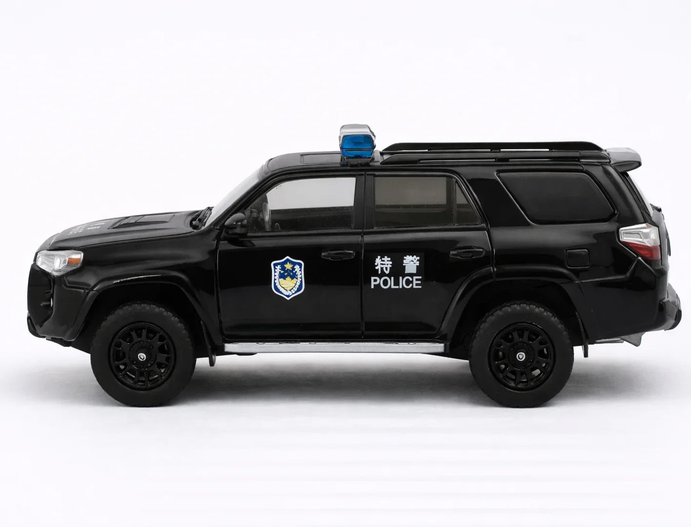 GCD Toyota 4Runner TRD Pro Police SUV Diecast Model 1:64 Scale – Detailed Collector Miniature with Display Box